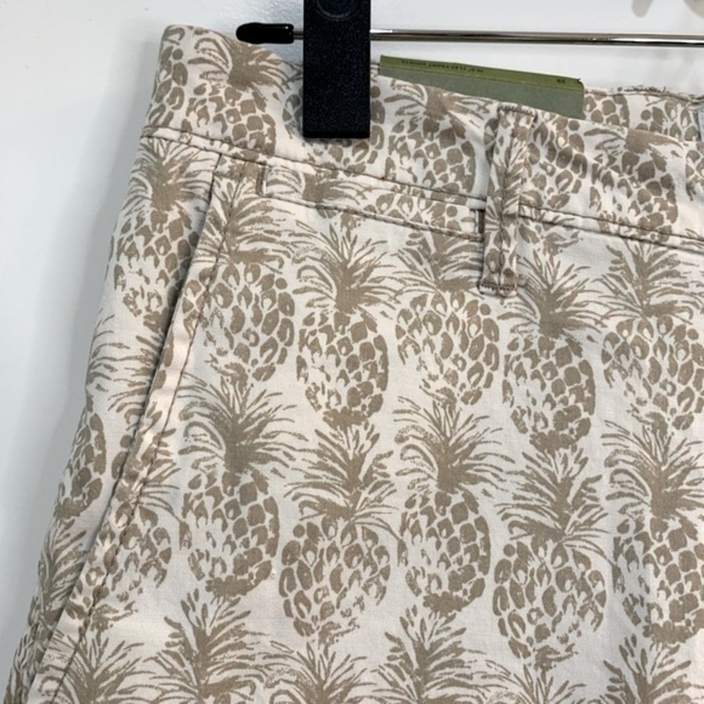 Goodfellow Linden Pineapple Flat Front Mens Shorts Size 28 NWT - Picture 5 of 7
